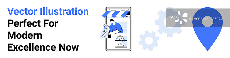 在线产品设计服务与移动应用程序图片素材