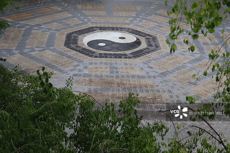 人文风光-河北秦皇岛-秦皇求仙入海处八卦图片素材