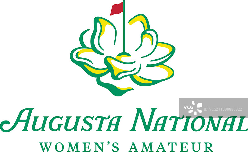 奥古斯塔国家女子业余锦标赛的标志图片素材