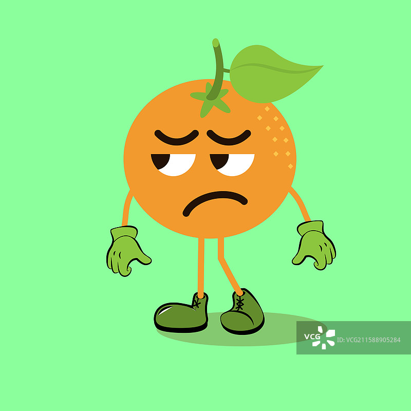 橙色吉祥物图片素材