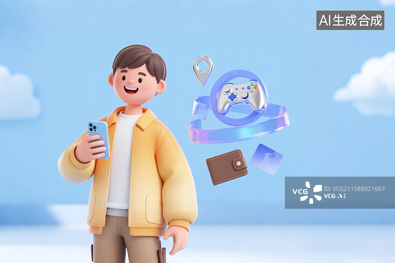 【AI数字艺术】网路购物，手机在线购物图片素材