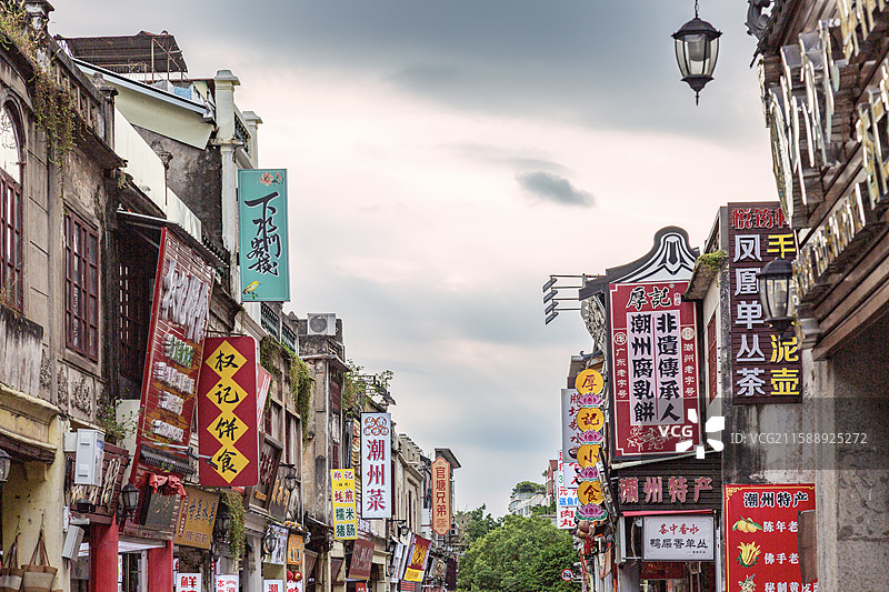 广东潮州牌坊街图片素材