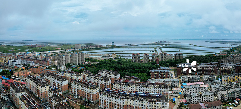 大连 皮口 普兰店区 滨海公路 皮口港图片素材