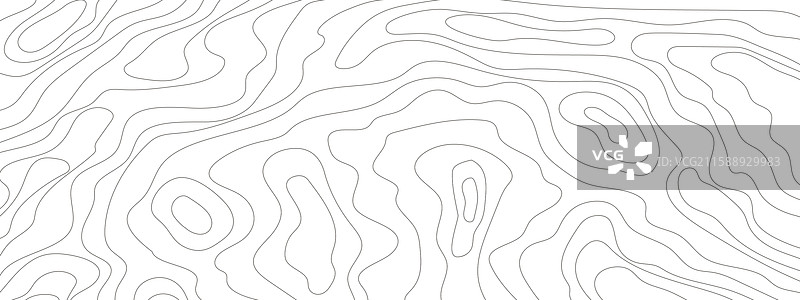 复古几何抽象的地形图线条图片素材