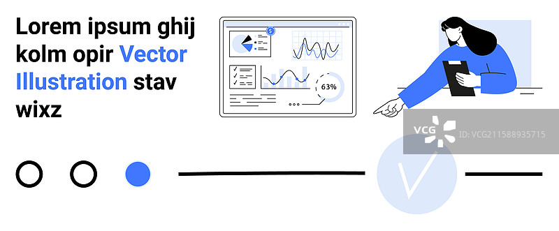 数据分析演示概念与图片素材