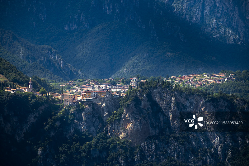 意大利加尔达湖Garda Lake Limone Malcelsine风光图片素材