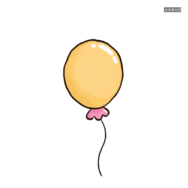【AI数字艺术】漂浮气球gif动图透明背景图片素材