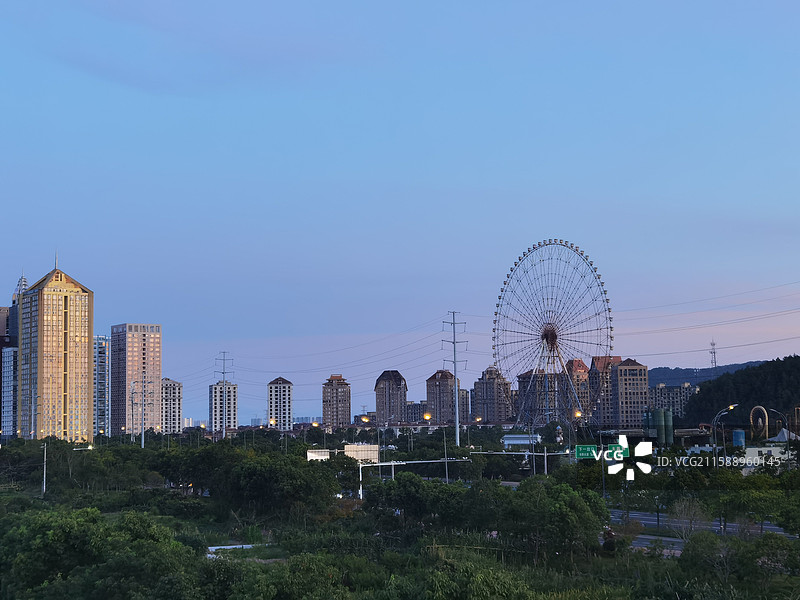 台州太阳城摩天轮图片素材