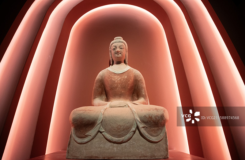 敦煌文化艺术大展 莫高窟第285窟 北魏时期图片素材