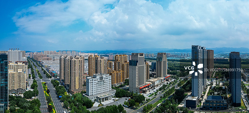 营口市 鲅鱼圈区 辽东湾 月亮湖 港口 航拍图片素材