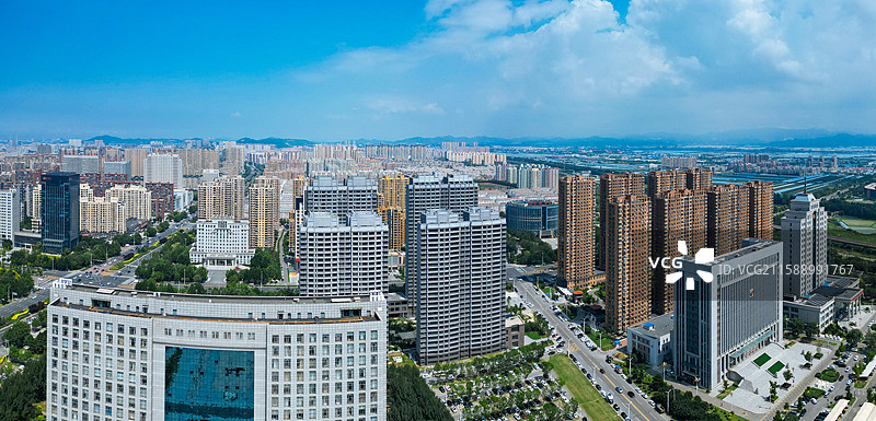 营口市 鲅鱼圈区 辽东湾 月亮湖 港口 航拍图片素材