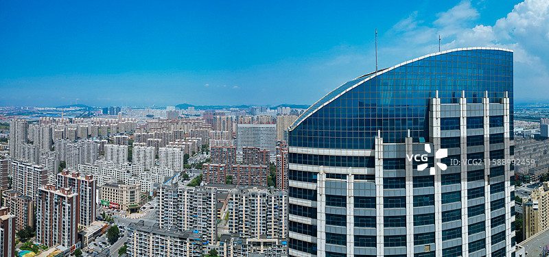 营口市 鲅鱼圈区 辽东湾 月亮湖 港口 航拍图片素材