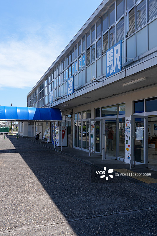 日本 和歌山县 新宫市 新宫站图片素材