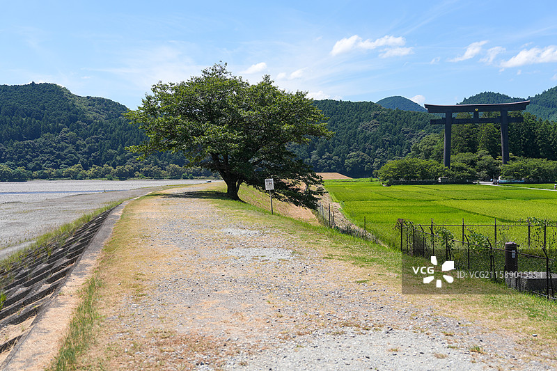 日本 和歌山县 大斋原 熊野本宫大社 吉野熊野国立公园 熊野三山图片素材
