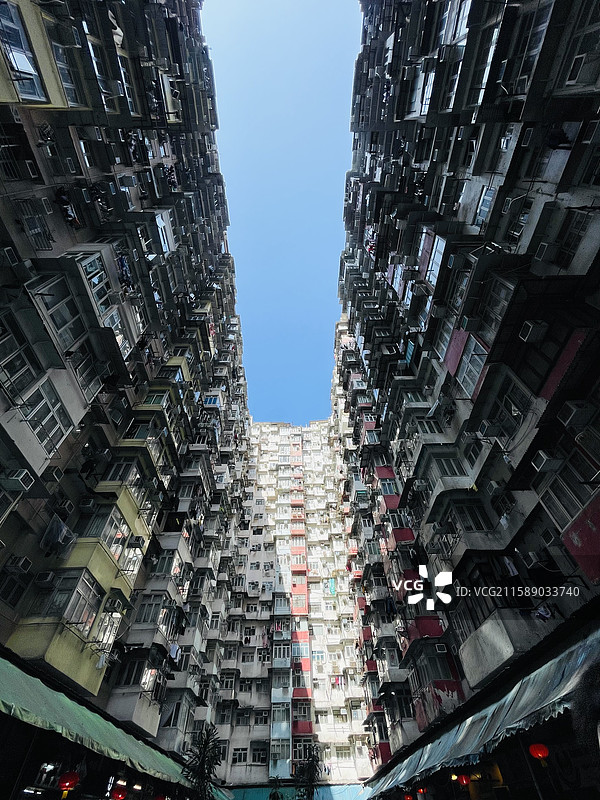 香港鲗鱼涌怪兽大厦图片素材