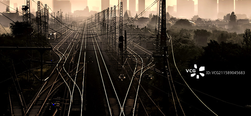《钢铁运输线》——合肥 巢湖市北环路铁路西站图片素材