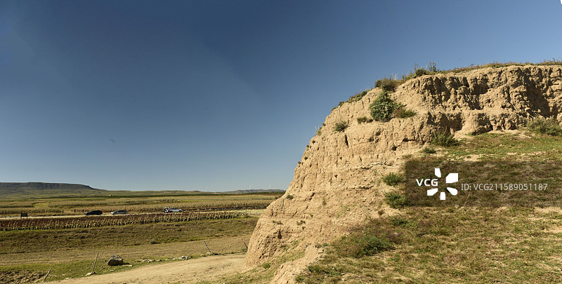 晋北长城一号公路图片素材