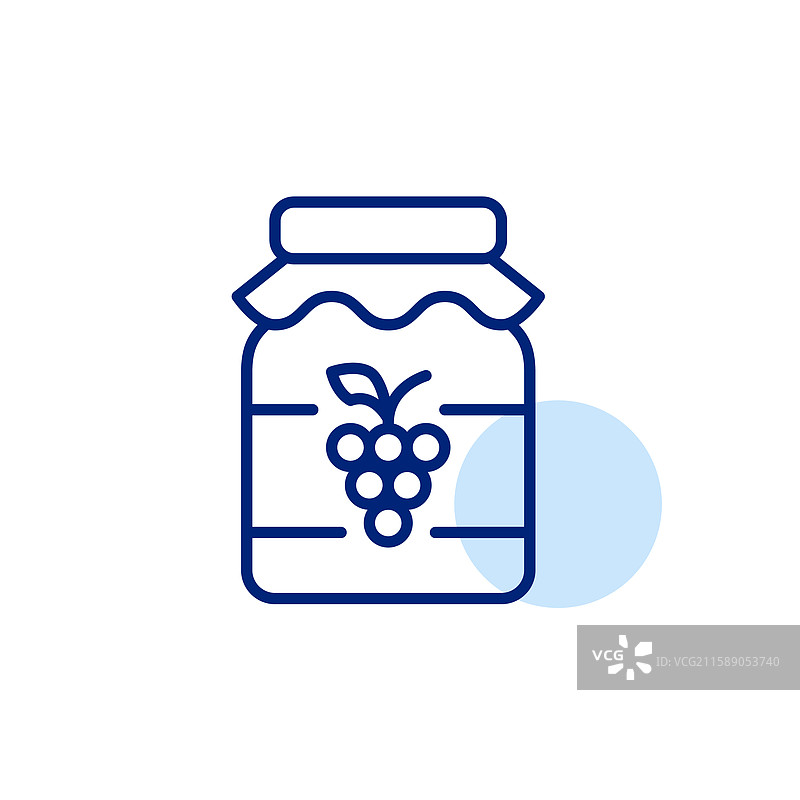 瓶装葡萄果酱 农场自制 便利店商品图片素材