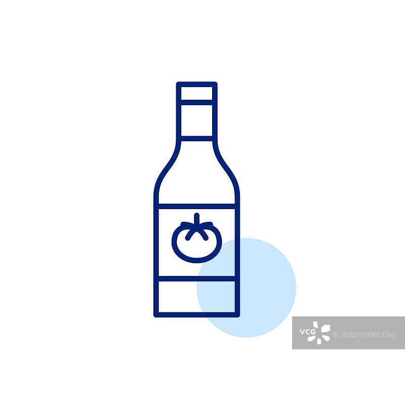 快速烹饪的番茄酱或番茄沙司瓶图片素材