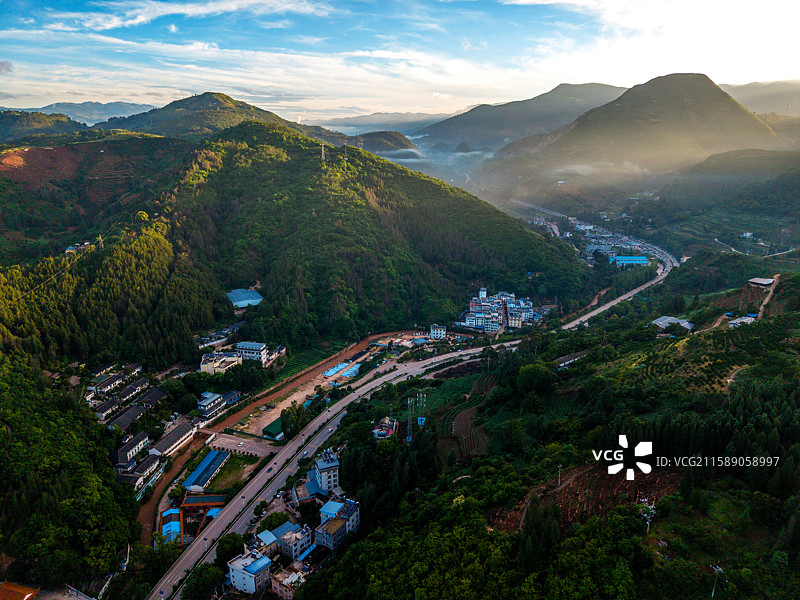 云南省玉溪市华宁县宁州街道象鼻温泉图片素材