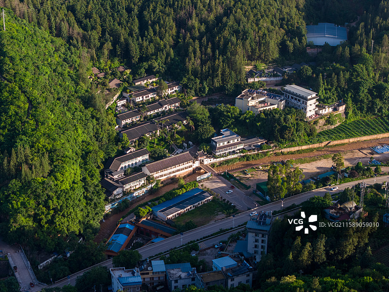 云南省玉溪市华宁县宁州街道象鼻温泉图片素材