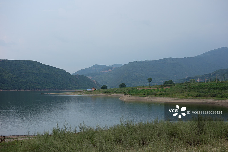 陕西省宝鸡市陇县段家峡水库图片素材