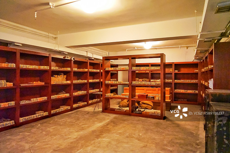 辽宁沈阳金融博物馆民国银行金库图片素材