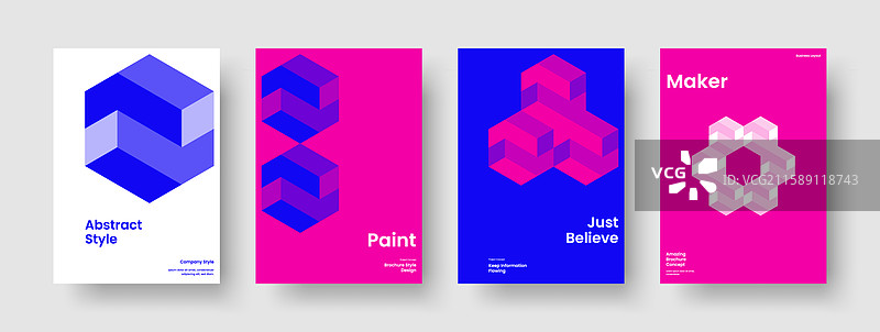 现代横幅模板的抽象背景设计图片素材