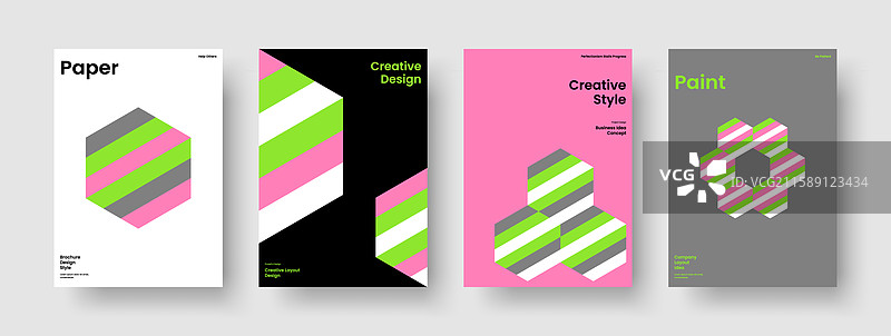 几何报告设计，孤立背景图片素材