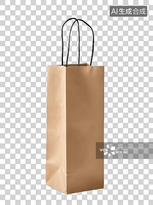 【AI数字艺术】免扣元素牛皮纸袋图片素材