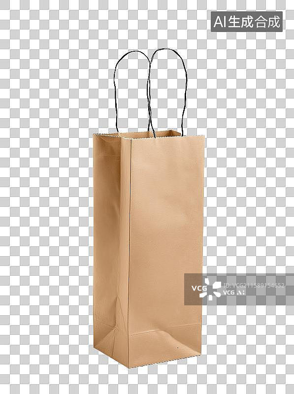 【AI数字艺术】免扣元素牛皮纸袋图片素材