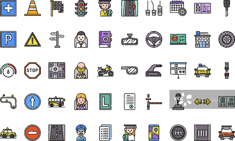 驾驶学校图标 高质量图标图片素材