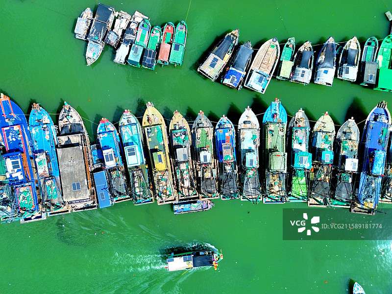 北海老街疍家人渔船图片素材