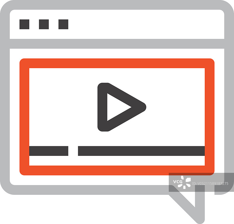 消息气泡扁平线条网页图标概念图片素材