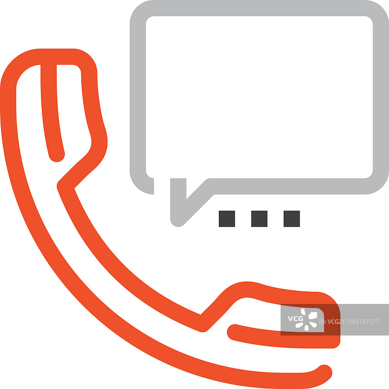 消息气泡扁平线条网页图标概念图片素材