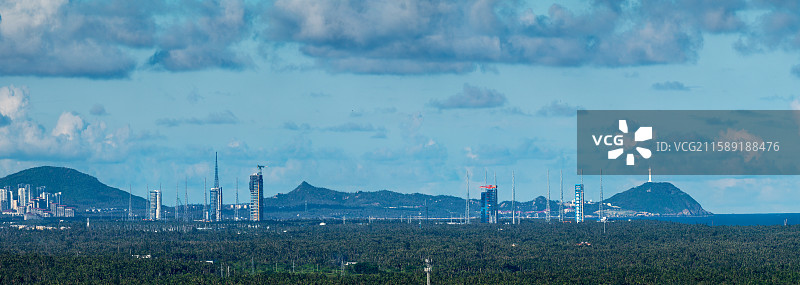 海南文昌航天发射场全景图图片素材