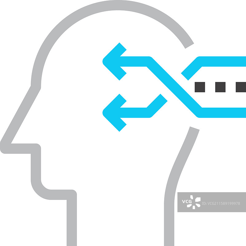 战略变更平面线条网页图标概念图片素材