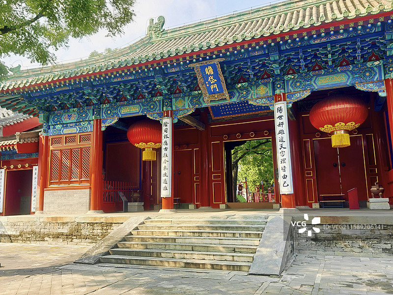 东岳庙 北京民俗博物馆 瞻岱门图片素材