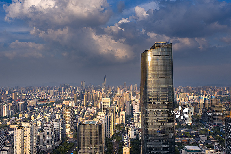 浙江宁波市航拍图片素材