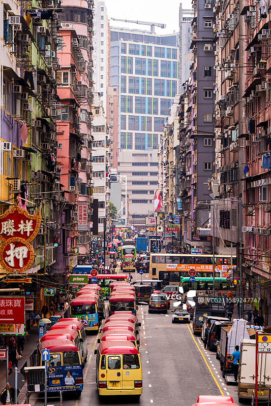 香港旺角街头图片素材