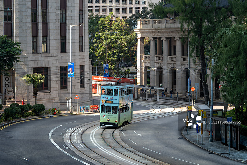 香港叮叮车图片素材