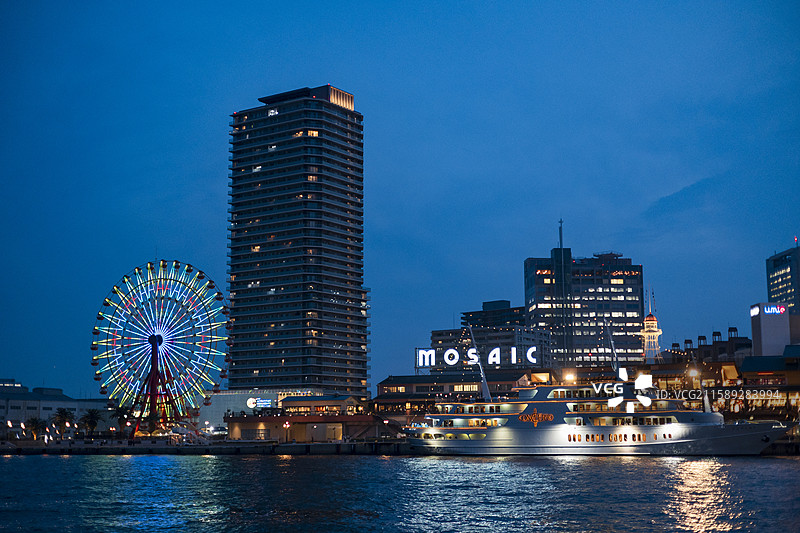 日本旅行神户市人文风景图片素材