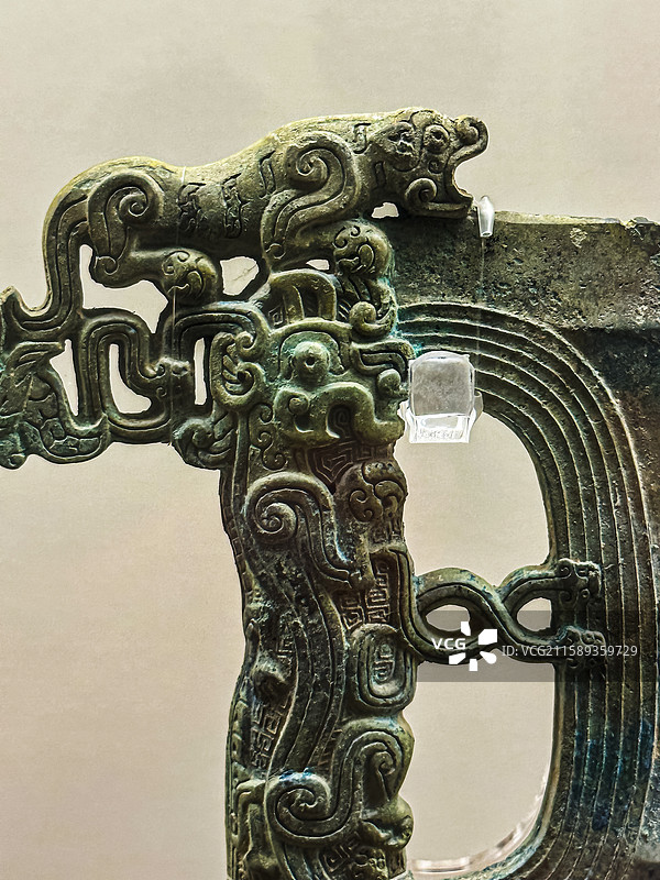 春秋 三联戈形钺 叶县文物局图片素材