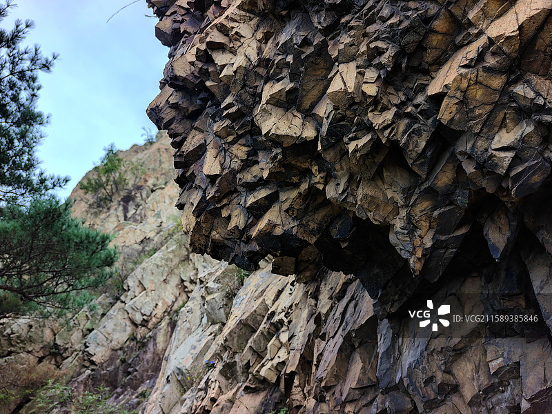秋天白露节气，莒县屋楼圣境风光图片素材