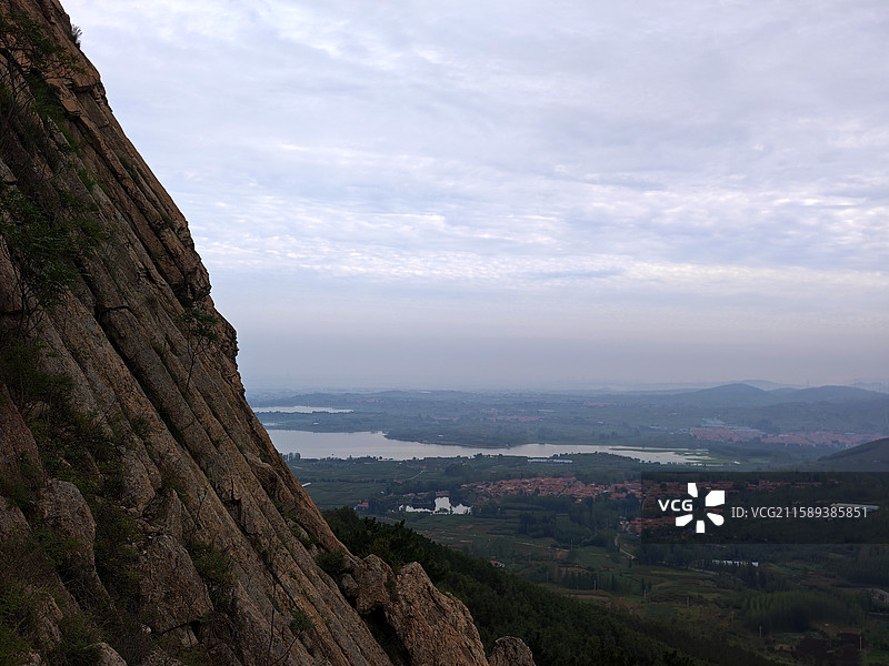 秋天白露节气，莒县屋楼圣境风光图片素材