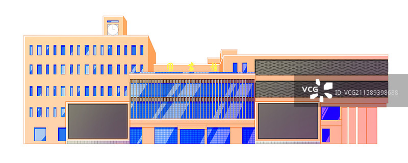 新疆喀什大学图书馆图片素材