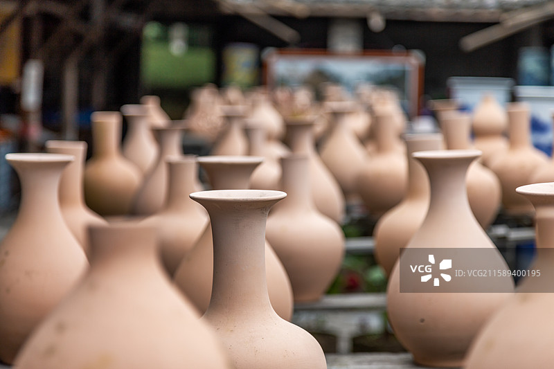 陶瓷工艺品，瓷窑窑洞，中国文化，传统文化图片素材