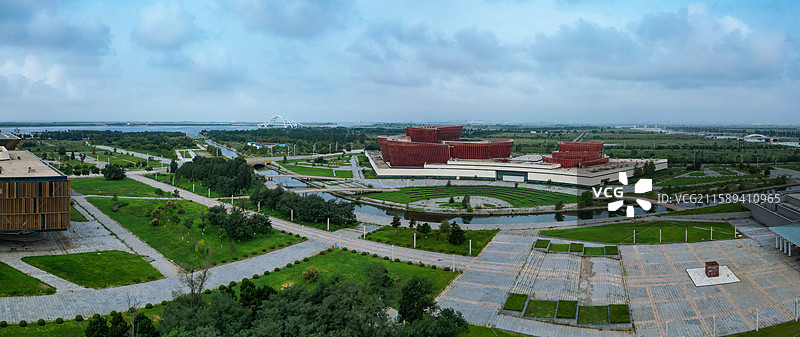 盘锦市 大洼区 直方街 规划馆 辽东湾 创业中心图片素材