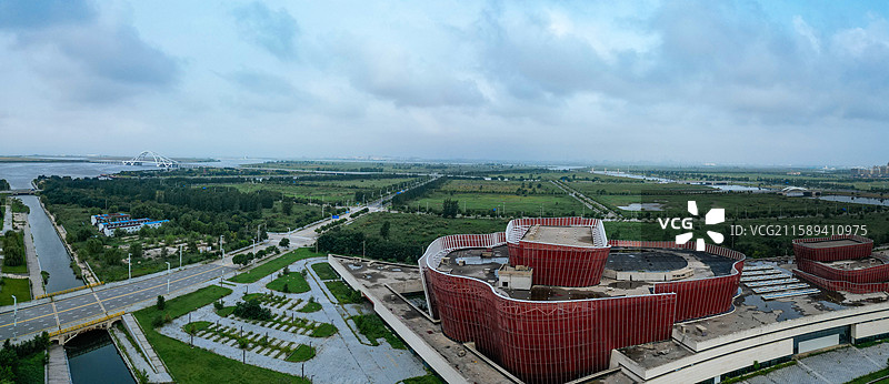 盘锦市 大洼区 直方街 规划馆 辽东湾 创业中心图片素材