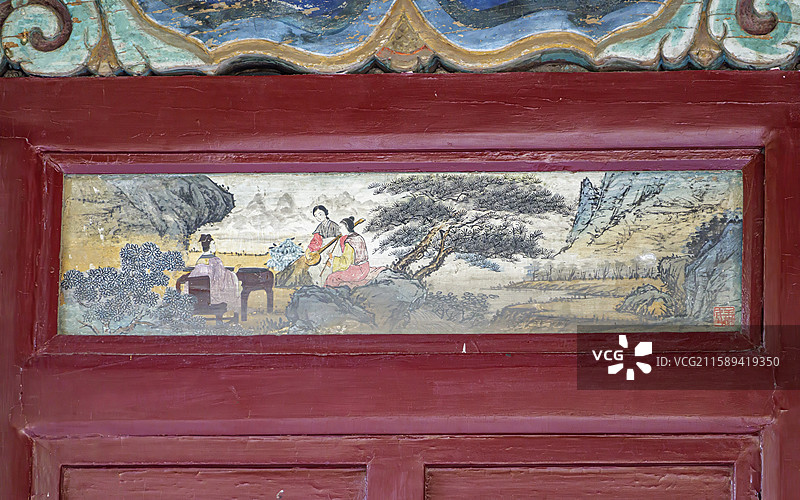 山西省太原市晋源区晋祠天龙山景区图片素材